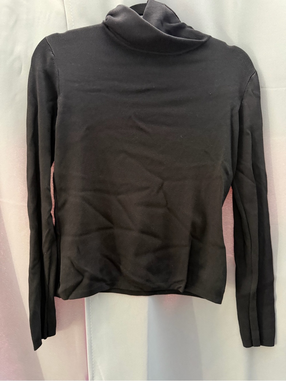 Joseph A Black Turtleneck Long Sleeve Top